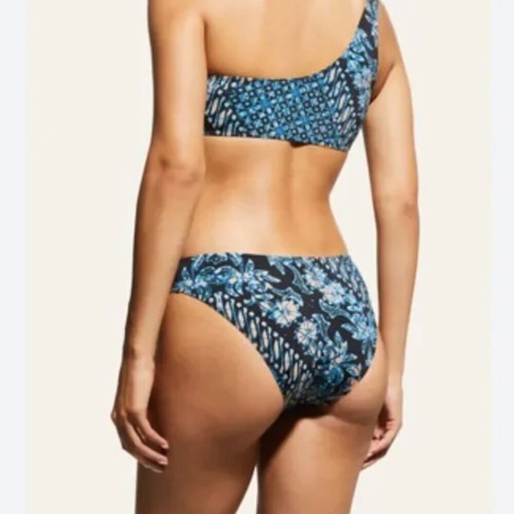 Ulla Johnson NWT Dani Bikini Bottom Pattern Azure Size Small Tropical  B21 - Picture 3 of 14